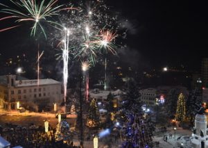 Veliko Tarnovo holiday season decoration